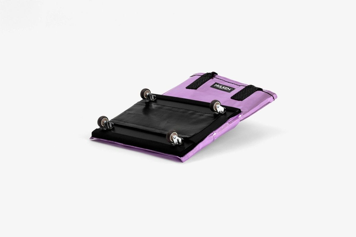 Hulken Medium Lilac Bag featuring a soft fabric exterior and stylish handles for versatile everyday use