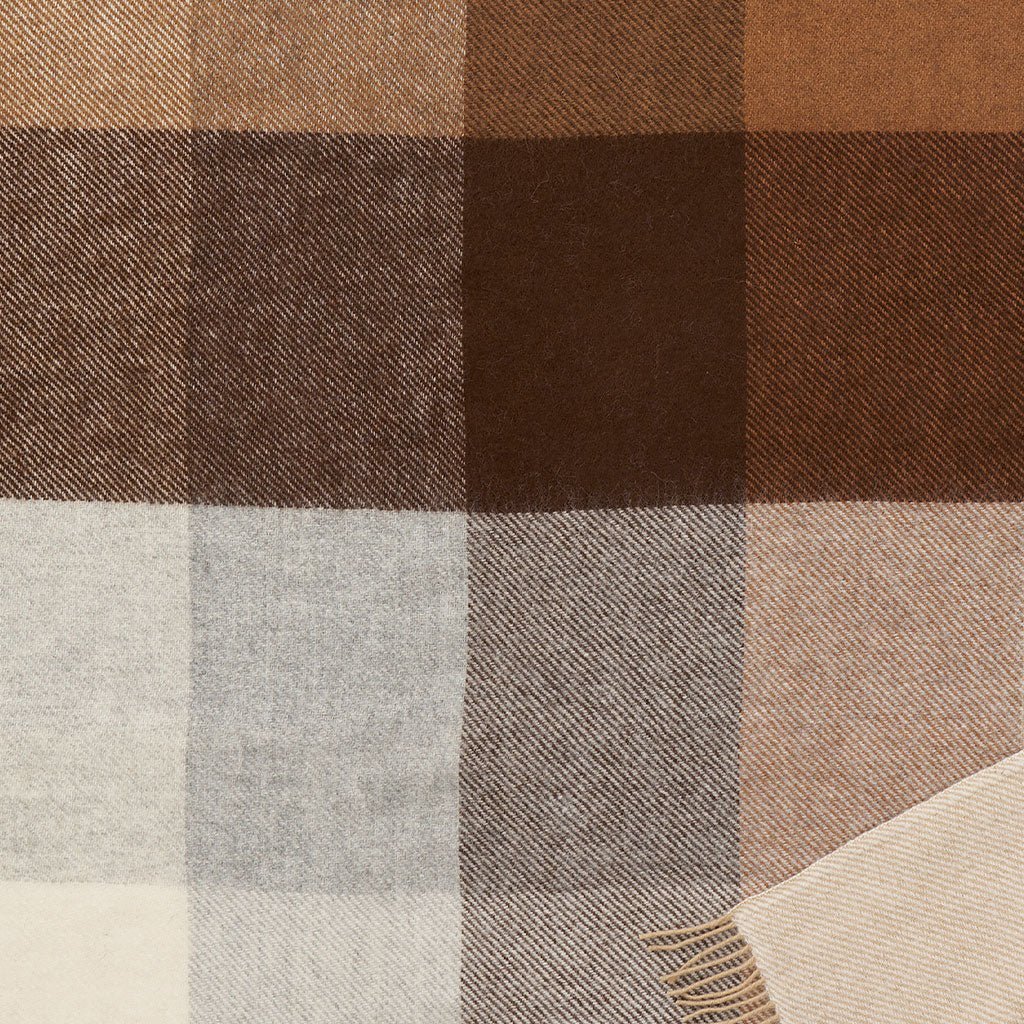 Gotland Throw - Check Beige