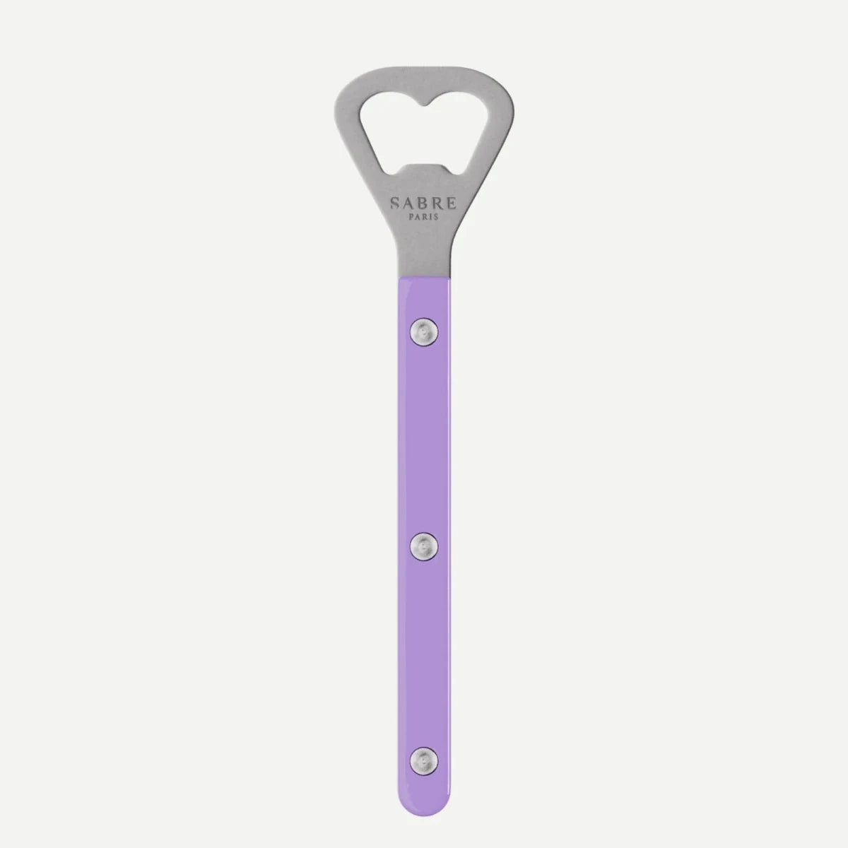 Hallesches Haus bistro style bottle opener with a sleek metal design and wooden handle for easy bottle opening.