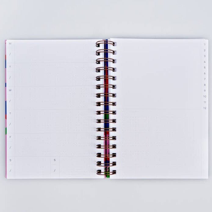 Athens Hard Cover Undated Weekly Planner