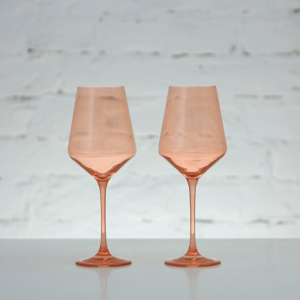 Farbige Weingläser, 2er Kombination - Soft Copper