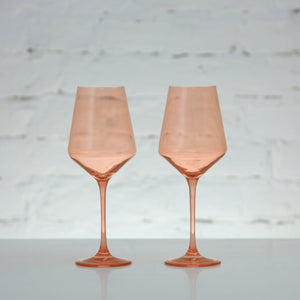 Farbige Weingläser, 2er Kombination - Soft Copper
