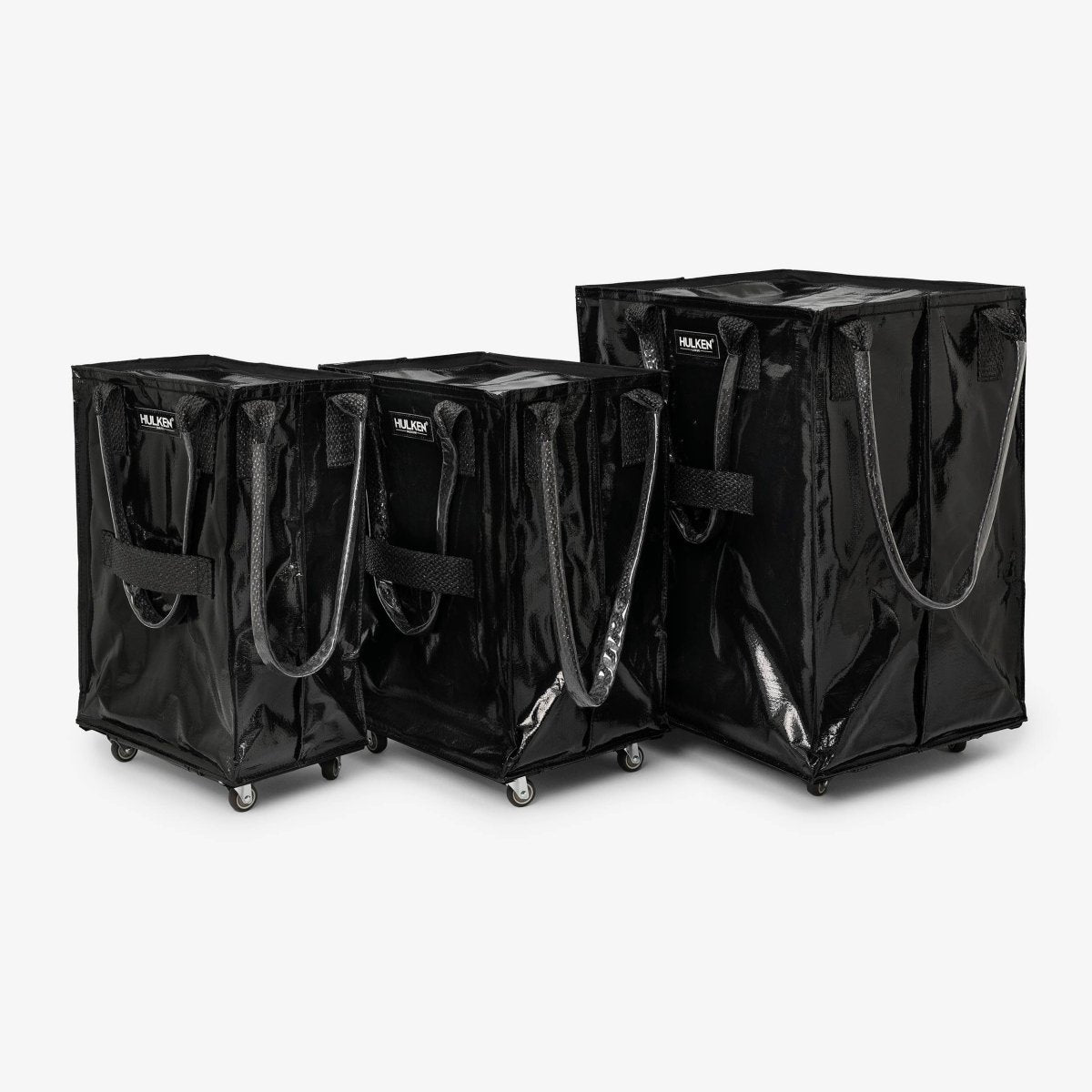 Black Hulken Small Bag with sleek design, featuring a compact shape and subtle branding, suitable for everyday use.