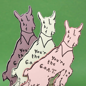 GOAT Bookmark: Cream