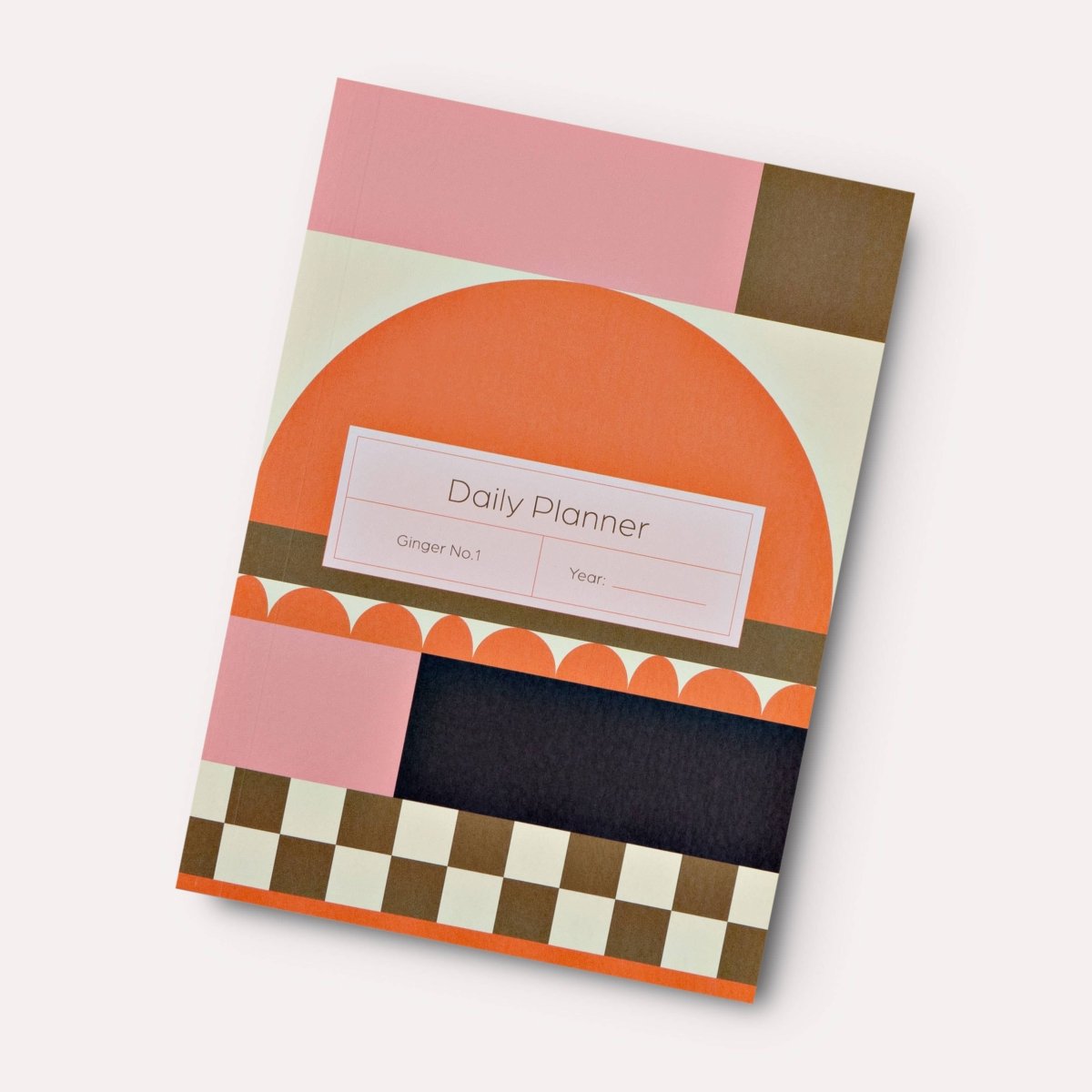 Ginger Undated Daily Planner Book
