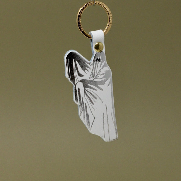 Spoo-key Ghost Key Fob: White