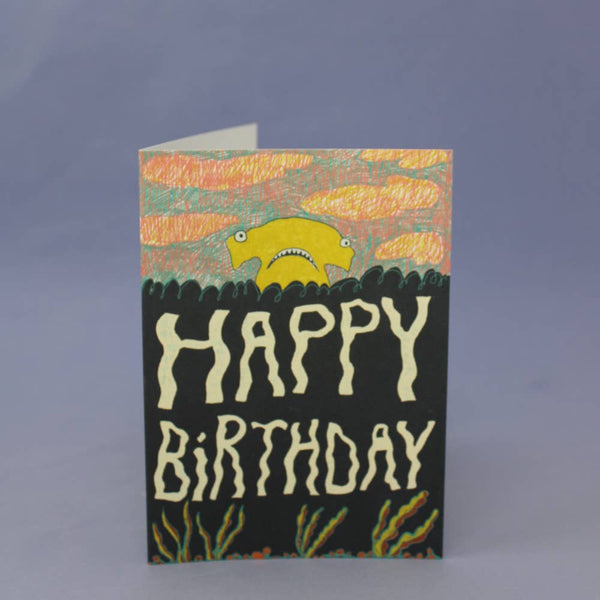 Happy Birthday Hammer Head Greetings Card