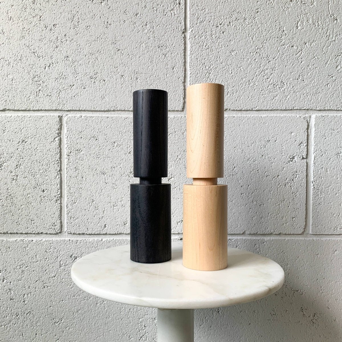 Hove Wood Salt & Pepper Mill: Black Ash