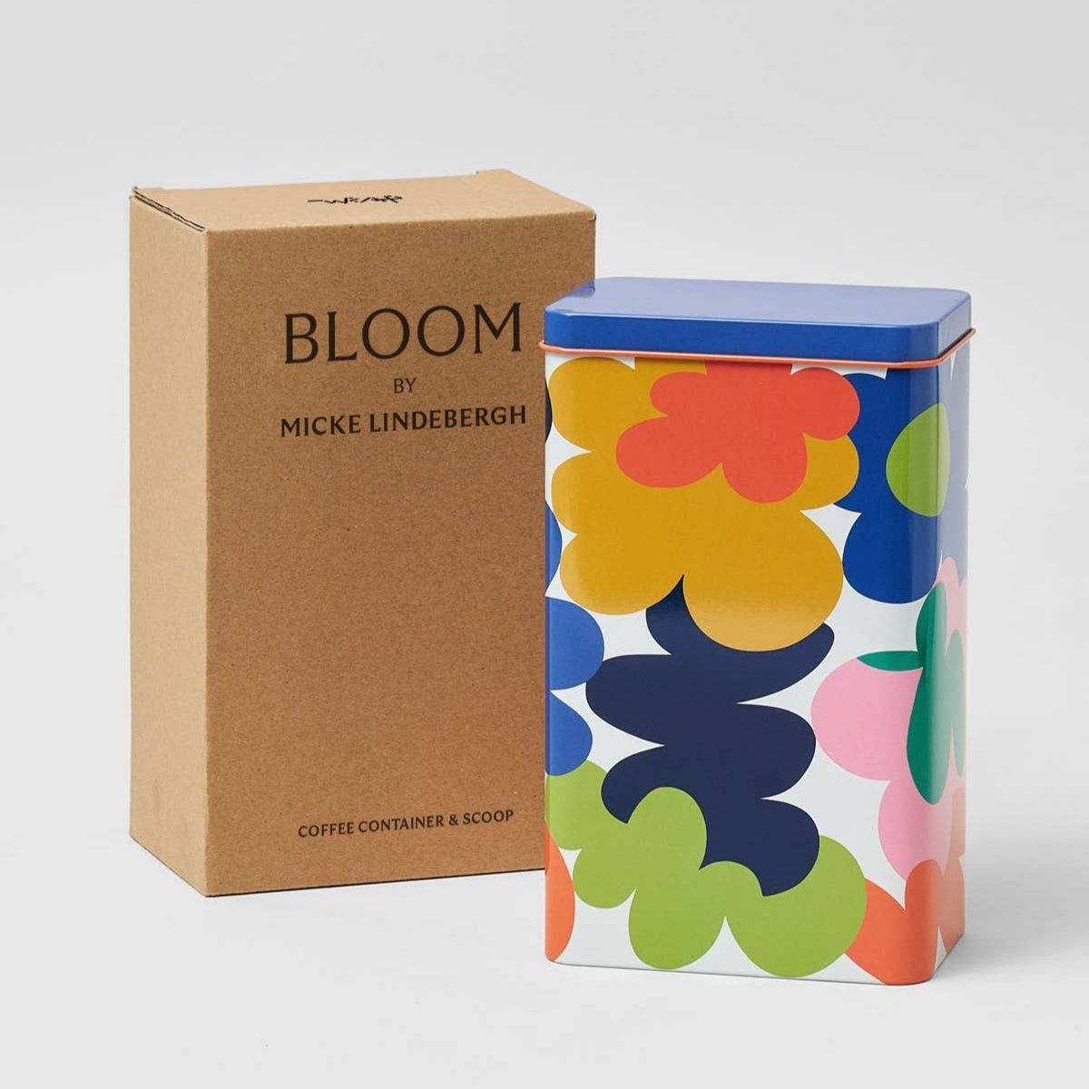 'Abstract Flowers' Bloom Coffee Tin