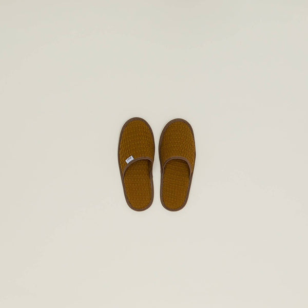 Simple Waffle Slippers - Bronze: Large