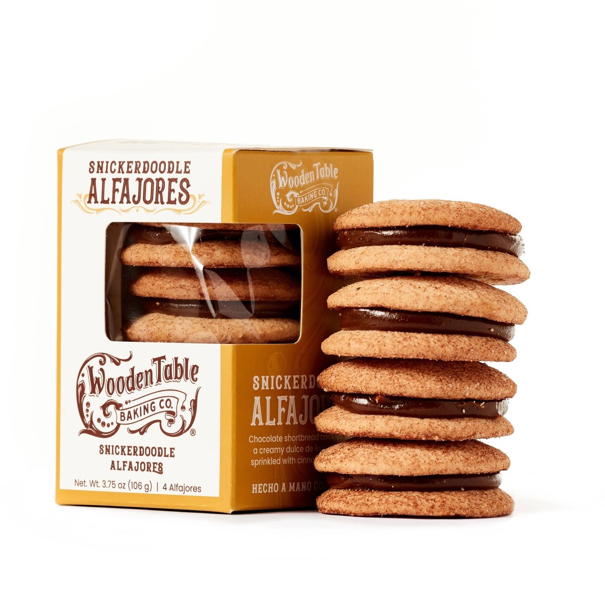 Snickerdoodle Alfajores Cookies - Box of 4