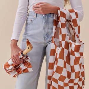 Peanut Butter Checkers Eco-Friendly Duckhead Umbrella