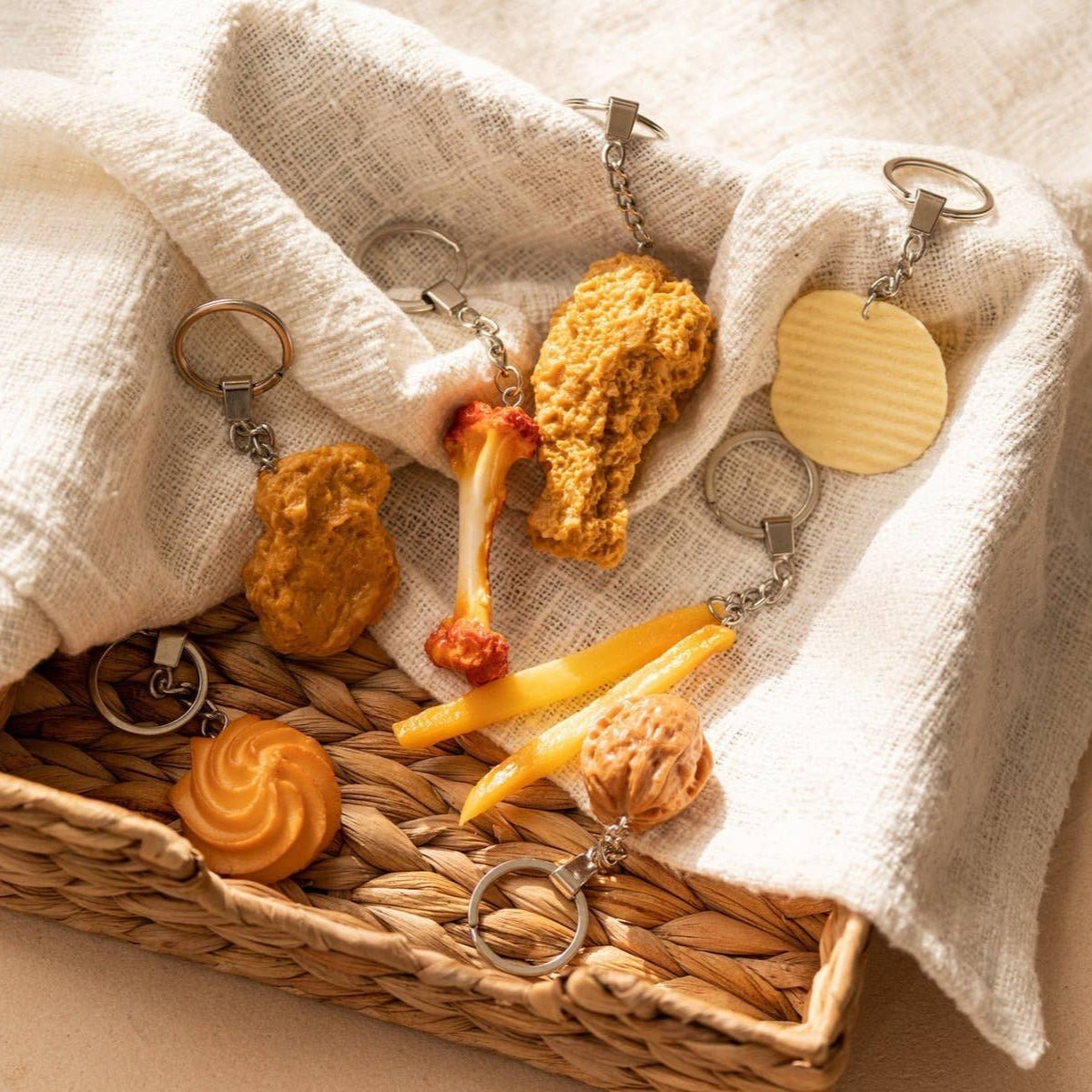 Keychain Chicken Nugget