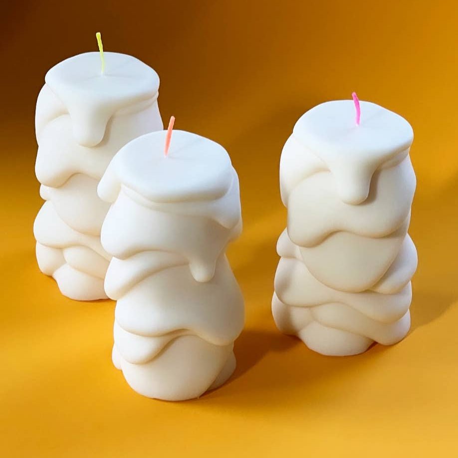 WOBBLY BLOCK CANDLE