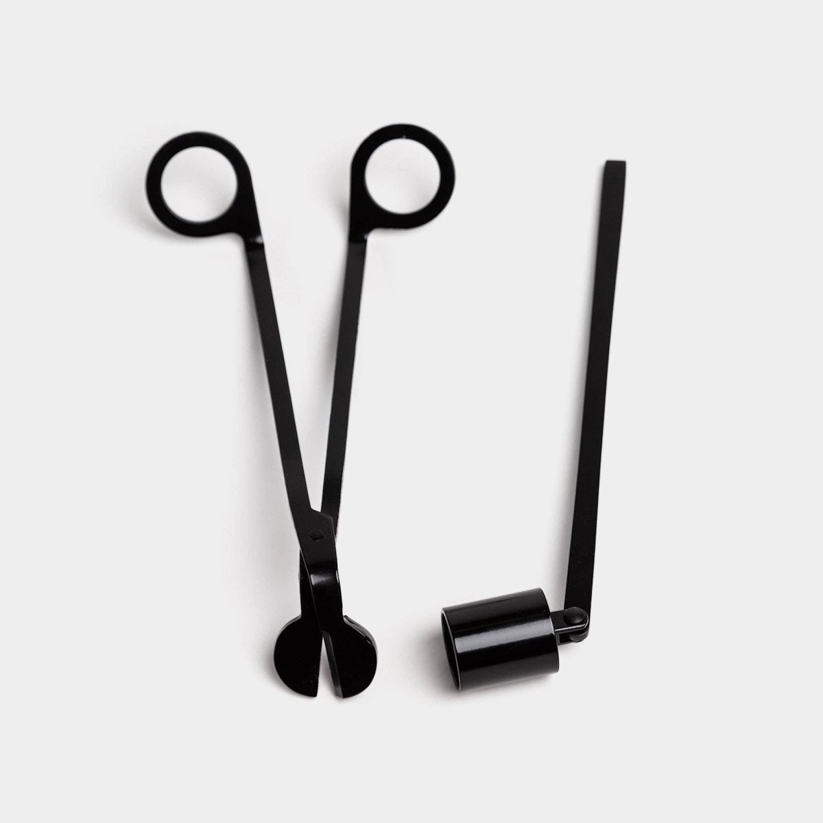 Kerzenpflege-Set - Edelstahl-Kerzenlöscher & Dochtschere