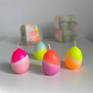 Dip Dye Eggs - Four Pack Candles