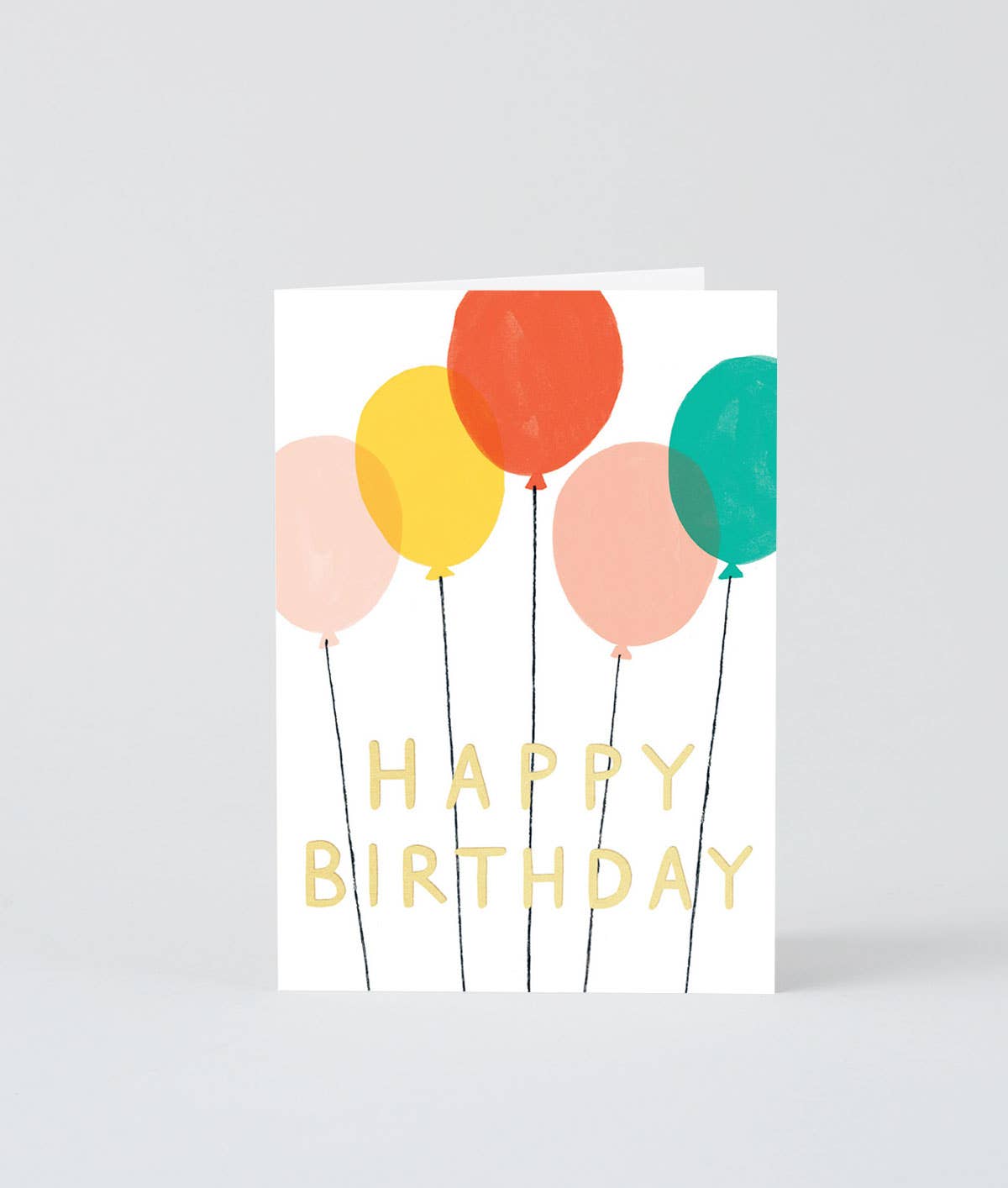 Happy Birthday Balloons' Greetings Card