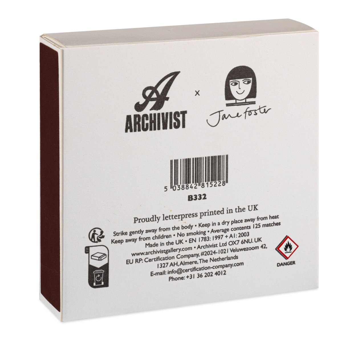 Bunch of Flowers | Square - Safety Matches