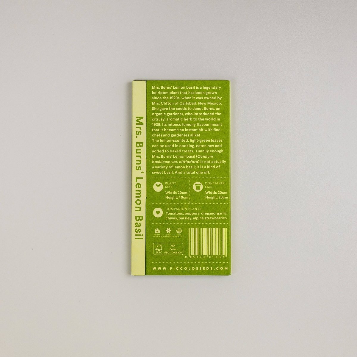 Basil Mrs. Burns Lemon