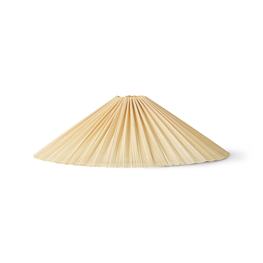 Plisse lamp shade Ivory