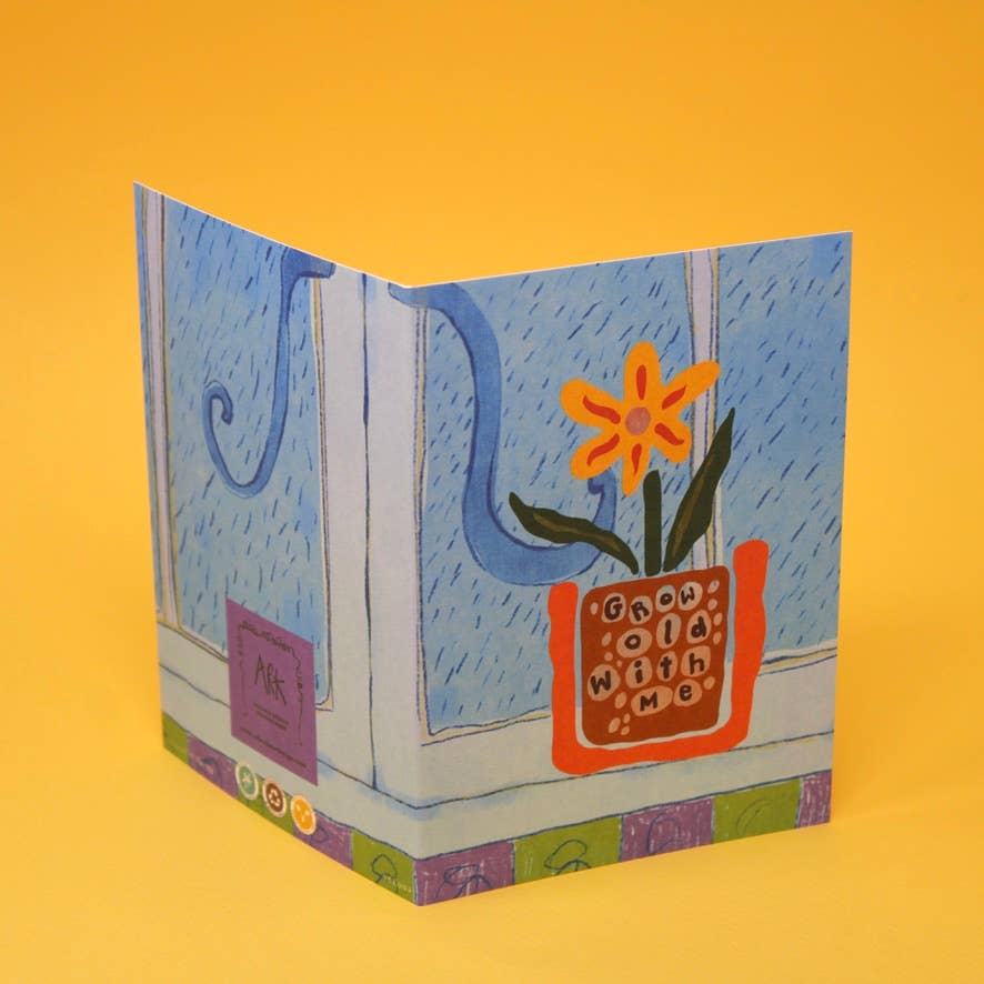 Grow Old With Me Greetings Card