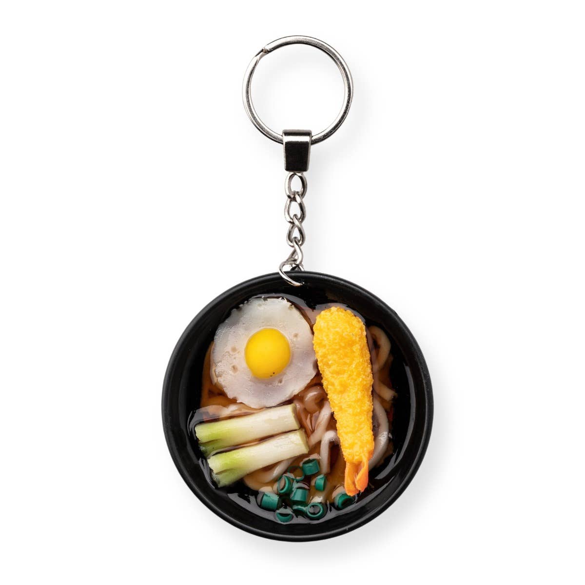 Tempura-Nudelsuppen-Schlüsselanhänger