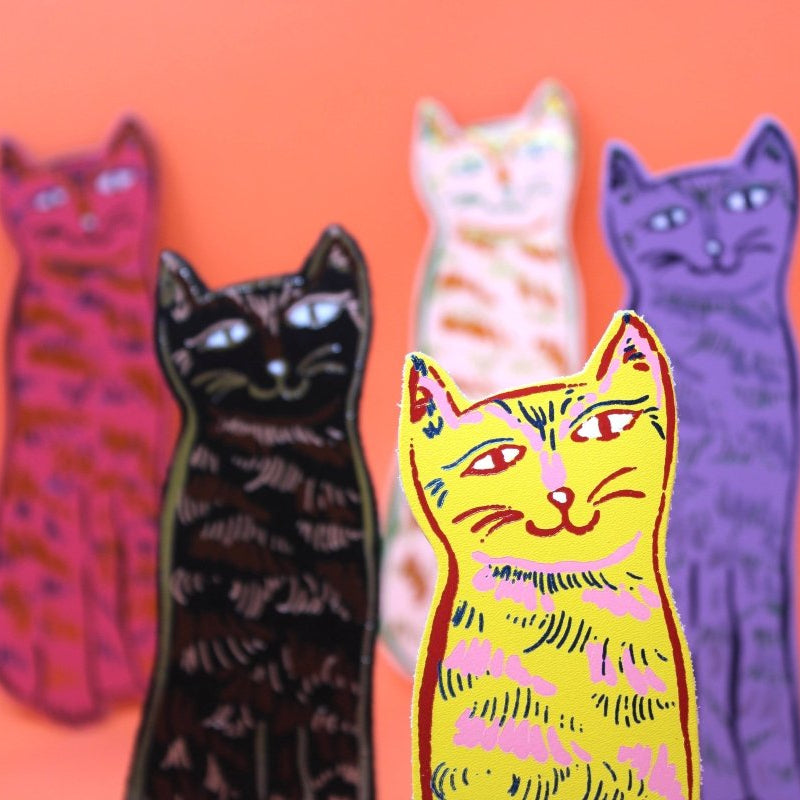 Cat Tails Bookmark: Yellow