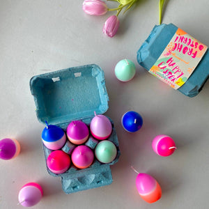 Dip Dye Eggs - Sixpack Candles