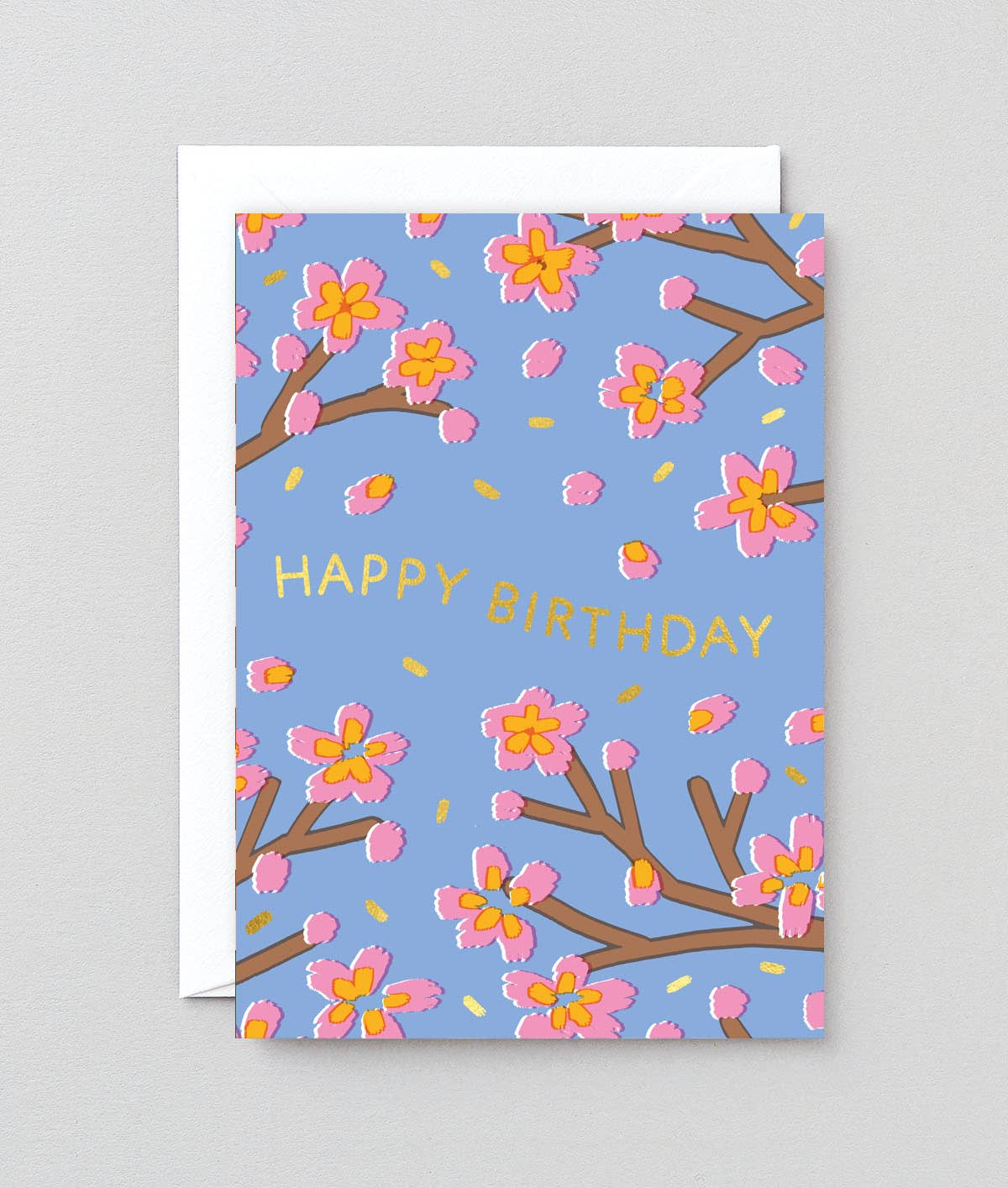 Happy Birthday Blossoms' Greetings Card