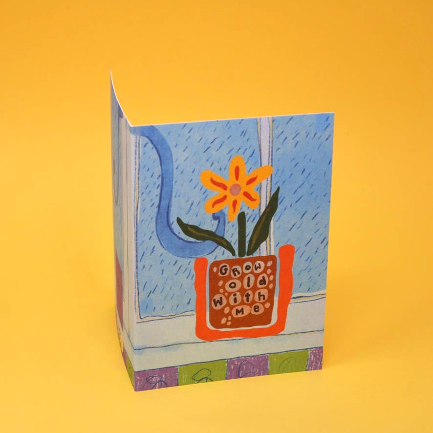 Grow Old With Me Greetings Card