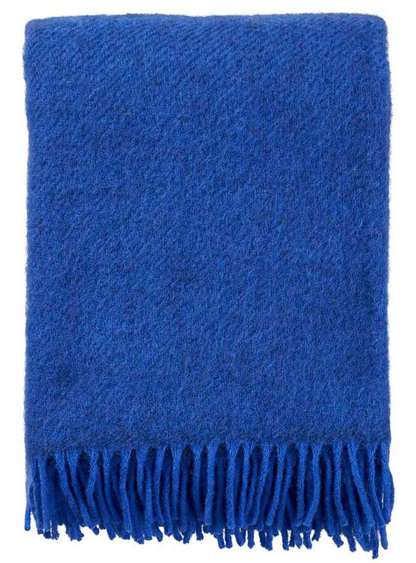 Klippan "Gotland" Decke / Überwurf - Blau