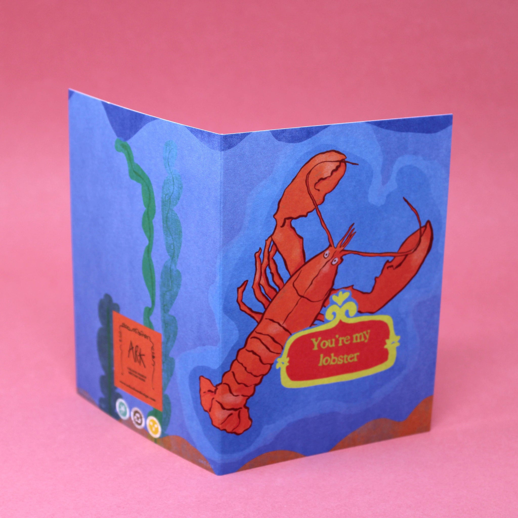 You're My Lobster Greetings Card