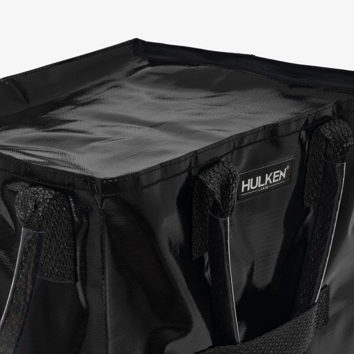 Large Hulken Bag in black with sturdy handles and spacious interior for everyday use.
