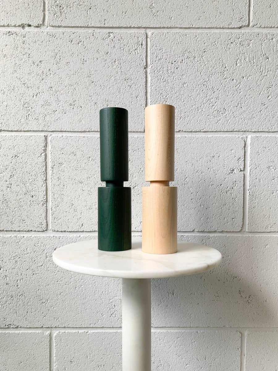 HOVE wood salt or pepper mill: Forest Green Ash
