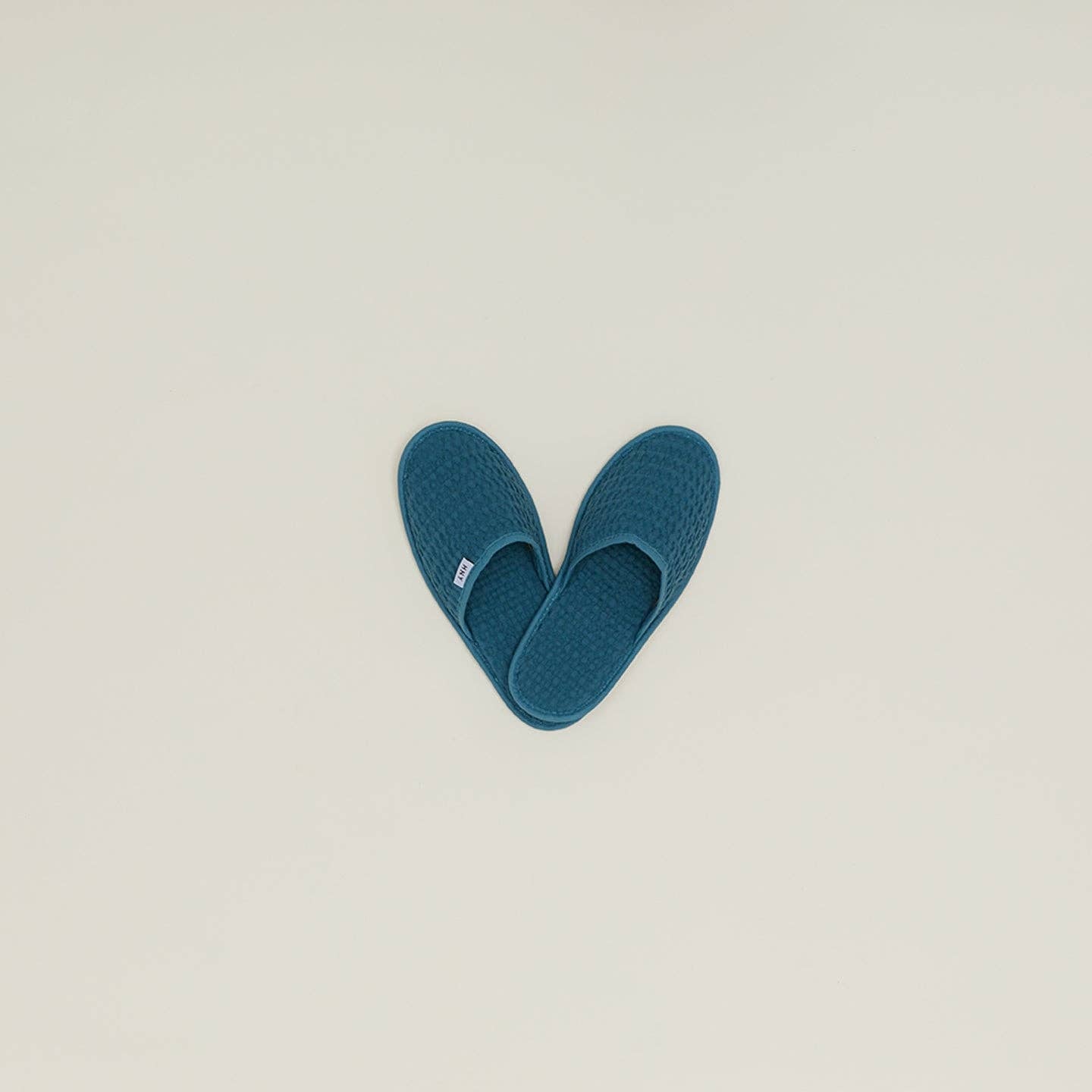 SIMPLE WAFFLE SLIPPERS - PEACOCK: LARGE