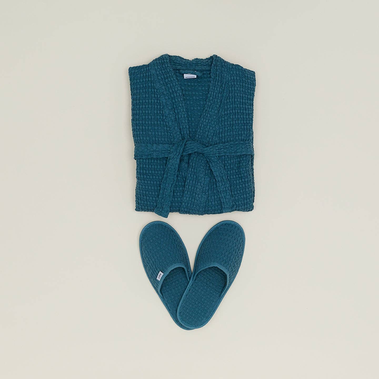 Simple Waffle Slippers - Peacock: Medium