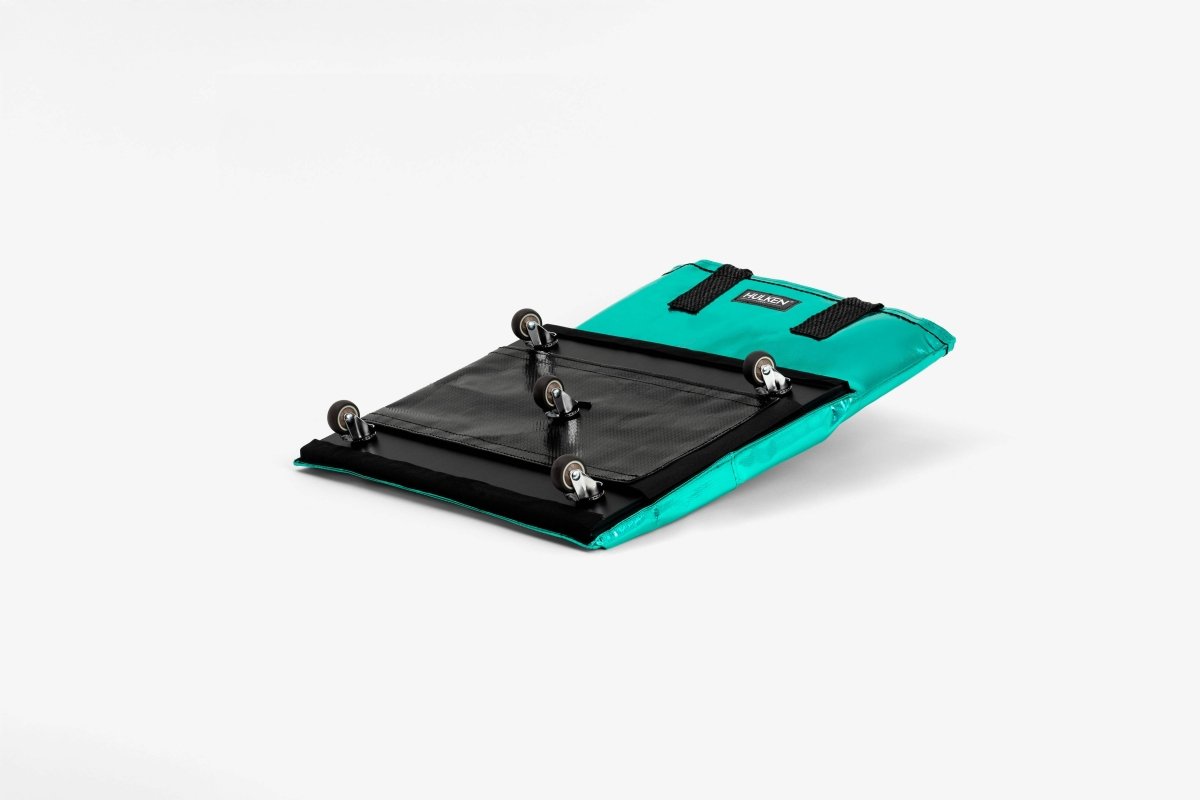 Hulken large teal bag with sturdy handles, spacious storage, and durable fabric for everyday use.