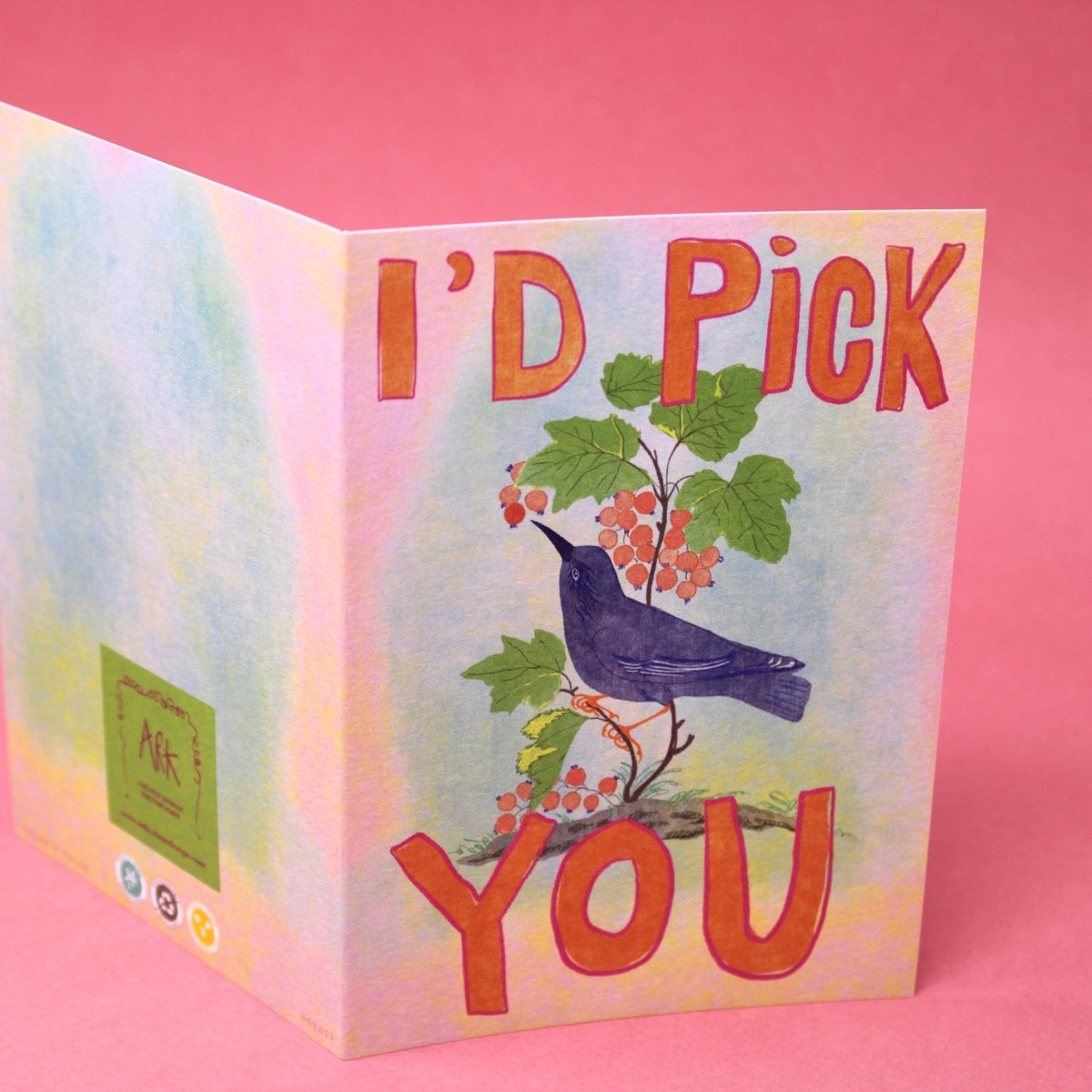 I'd Pick You Greetings Cards