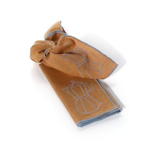 Linen Blend Napkins - Cafetiere (Set of 2)