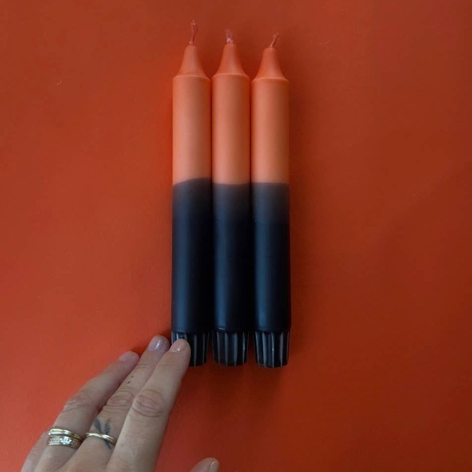 DIP DYE CANDLES SET OF 4