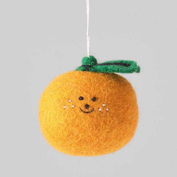 Clementine Hanging Felt Ornament