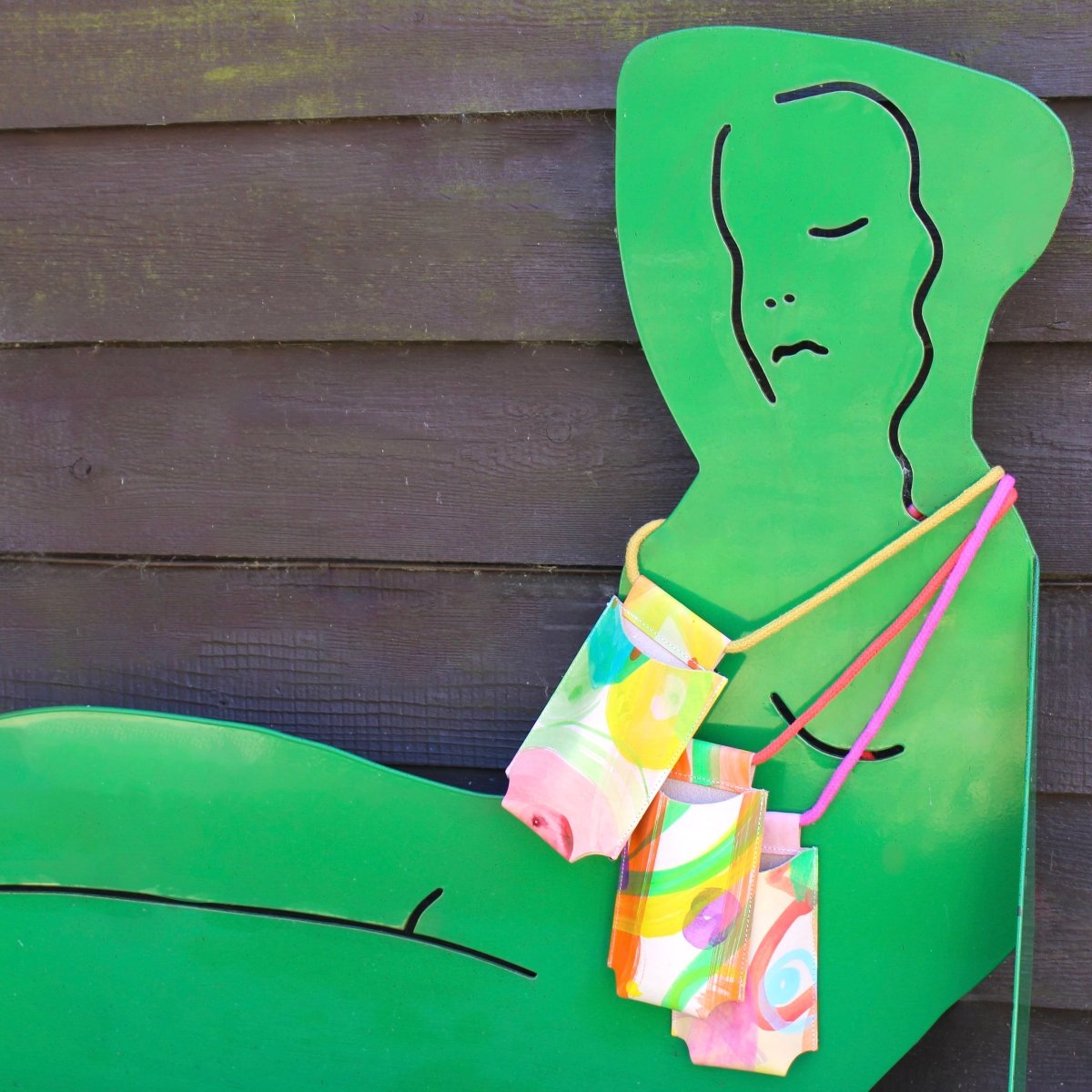 Hand Painted Phone Bag