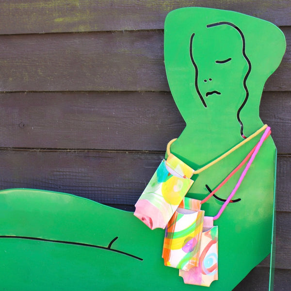 Hand Painted Phone Bag