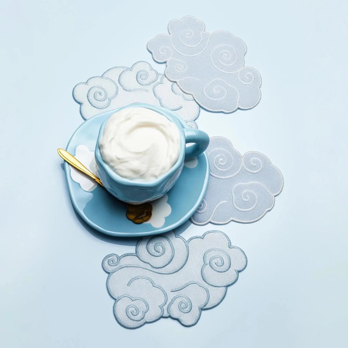 Cloud Cocktail Napkins - Set of 4