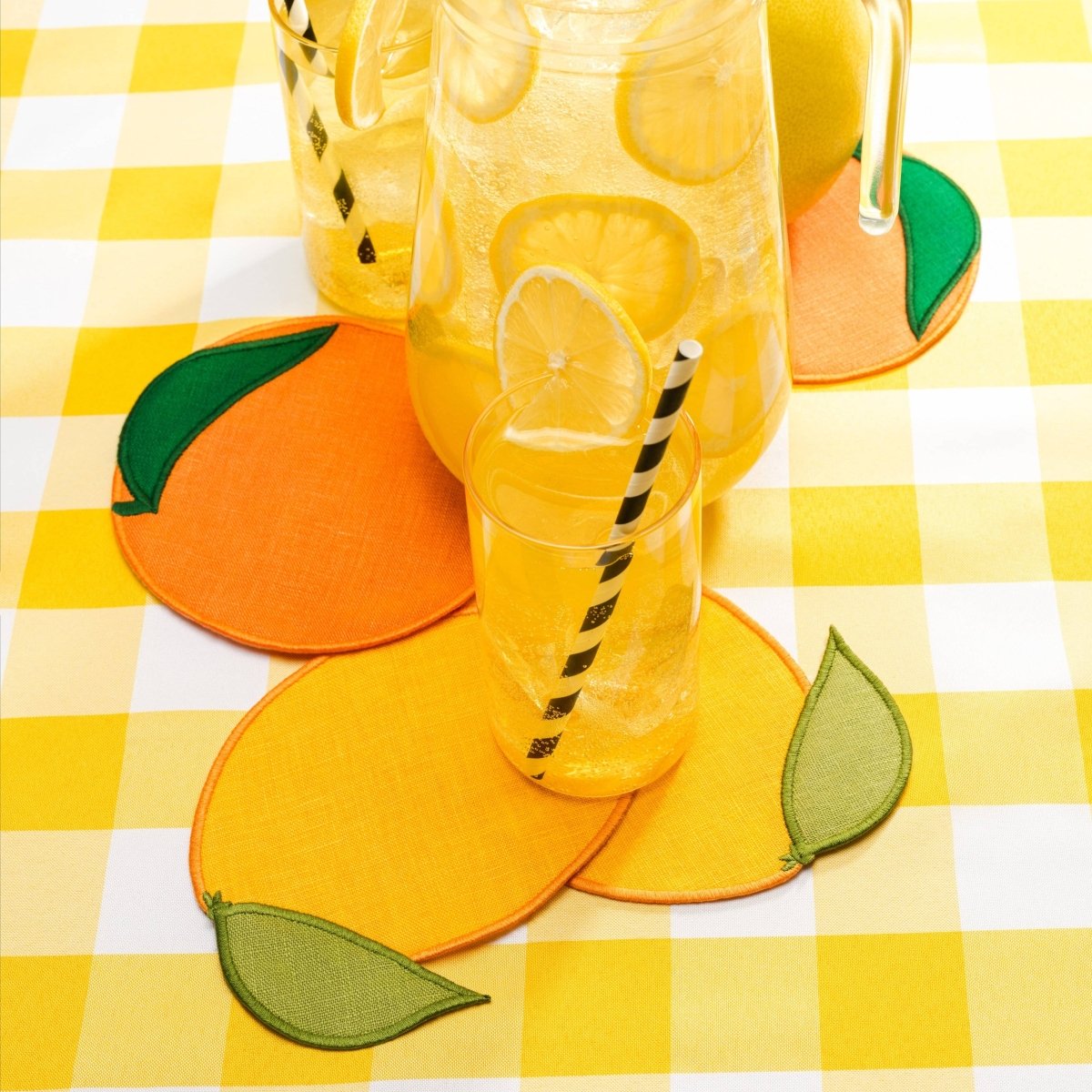 Citrus Cocktail Napkins - Set Of 4