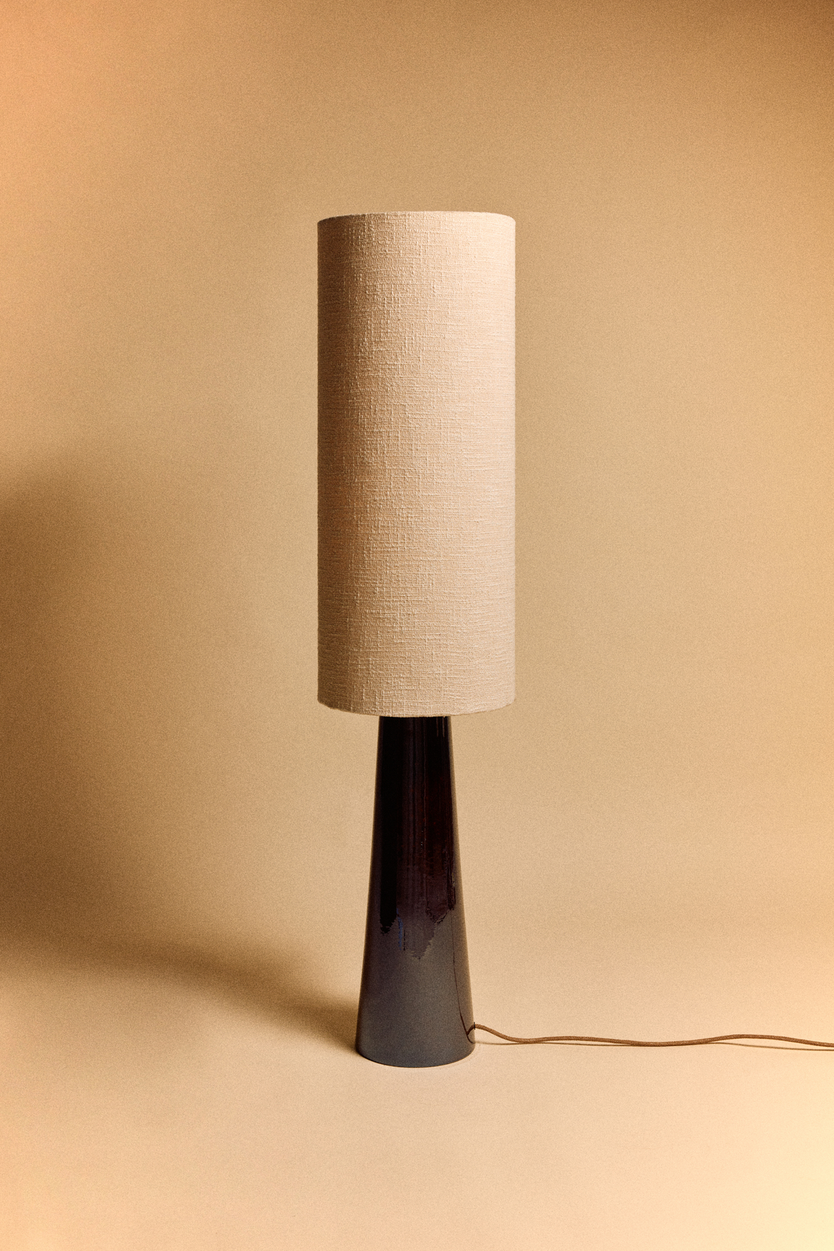 Lamp shade high boucle 33cm x h82cm
