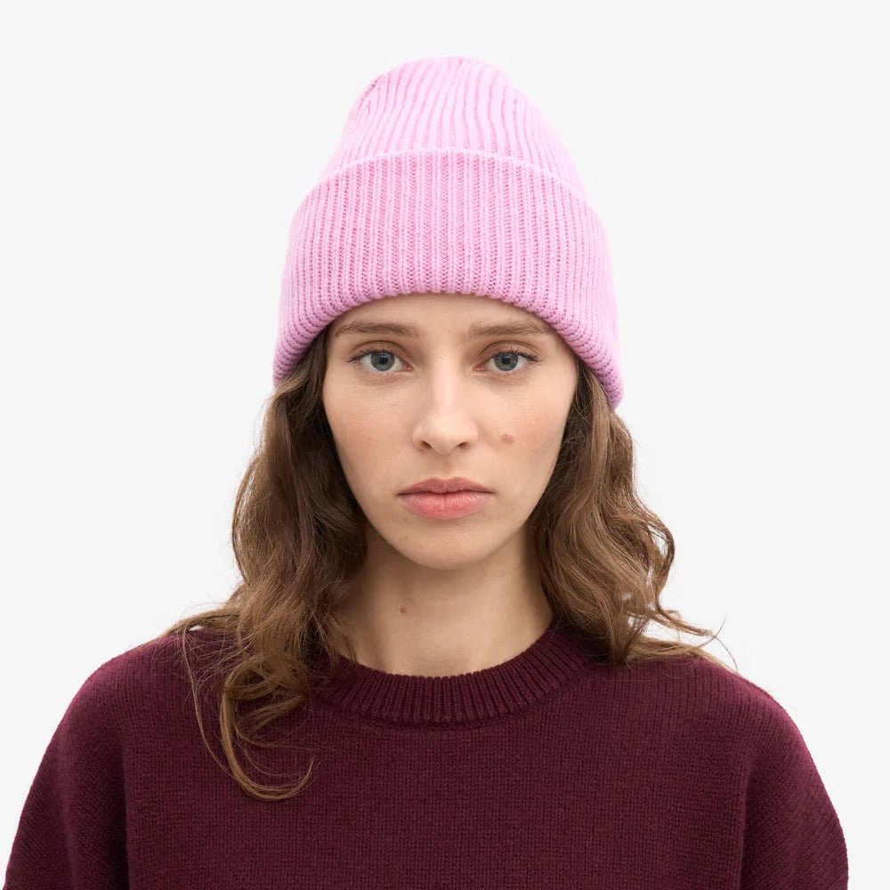 Nachhaltiges Beanie aus recycelter Merinowolle