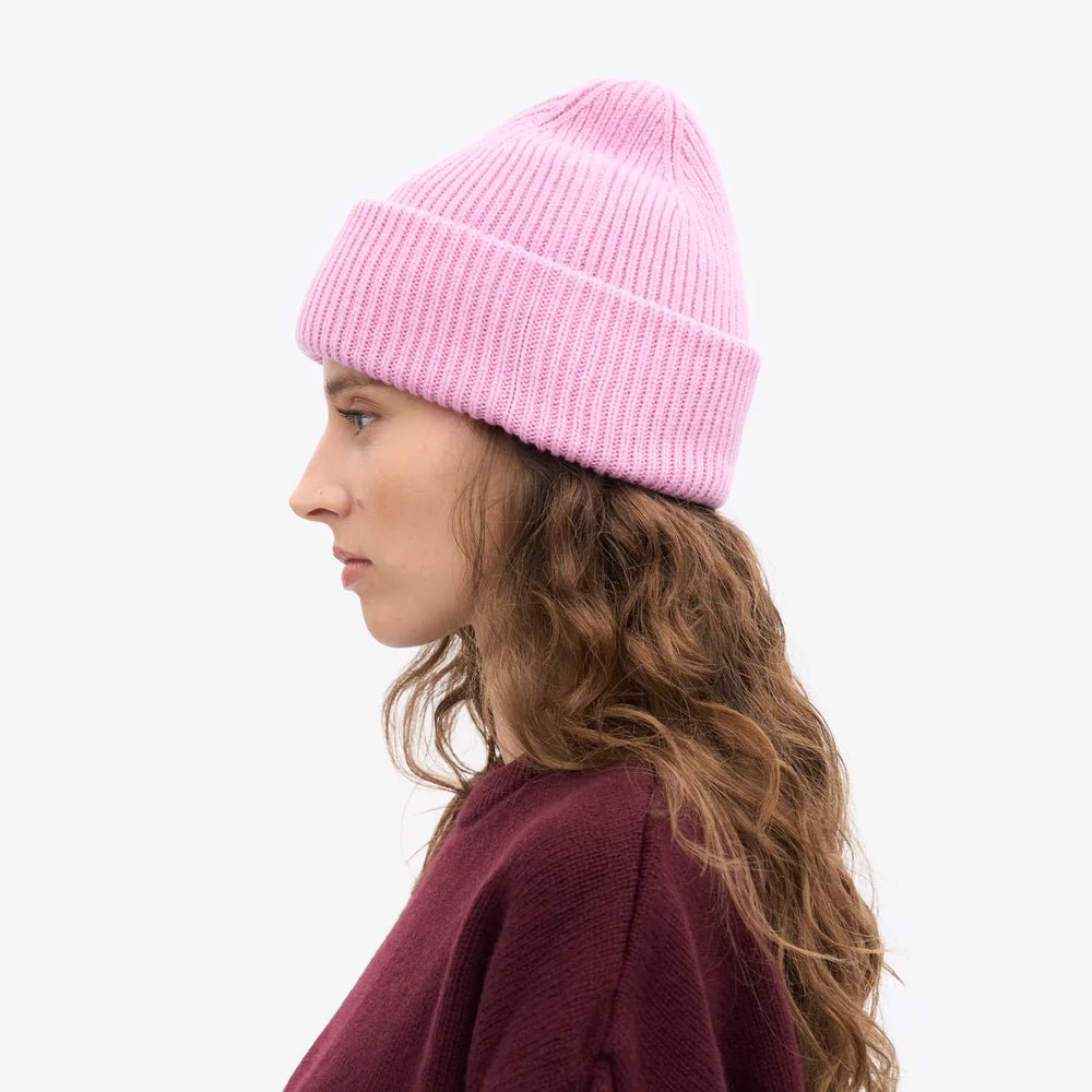 Nachhaltiges Beanie aus recycelter Merinowolle