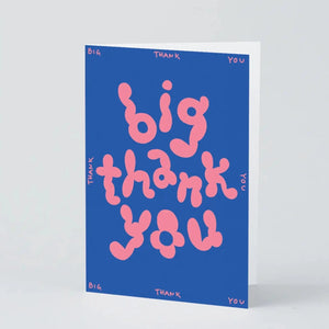 Big Thank You Embossed Greeting Card