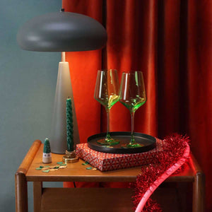 Coloured Wine Glass, Set of 6 Pieces, Wasabi